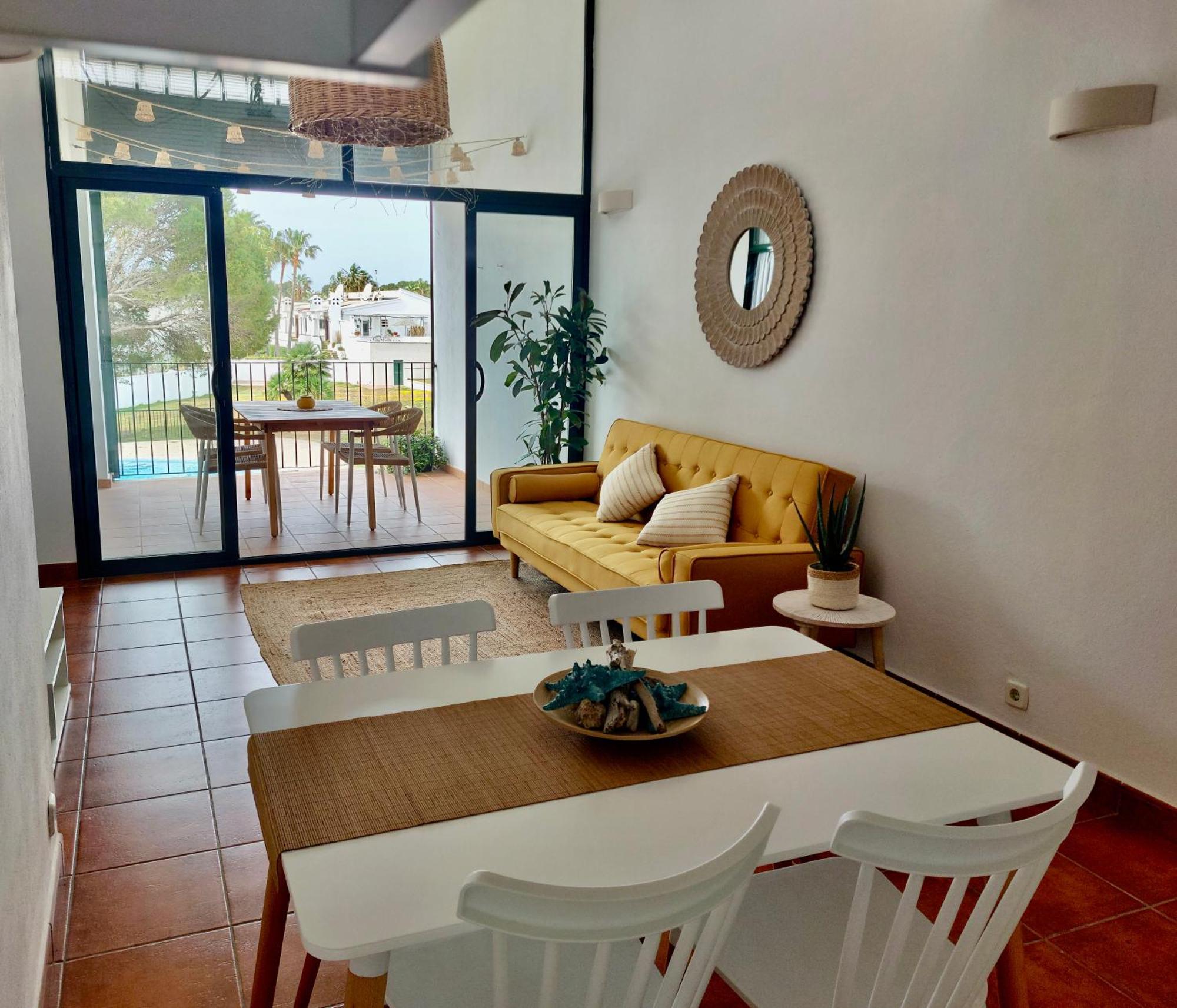 Appartamento Casa Tortuga Con Piscina Com Cala en Bosch Esterno foto
