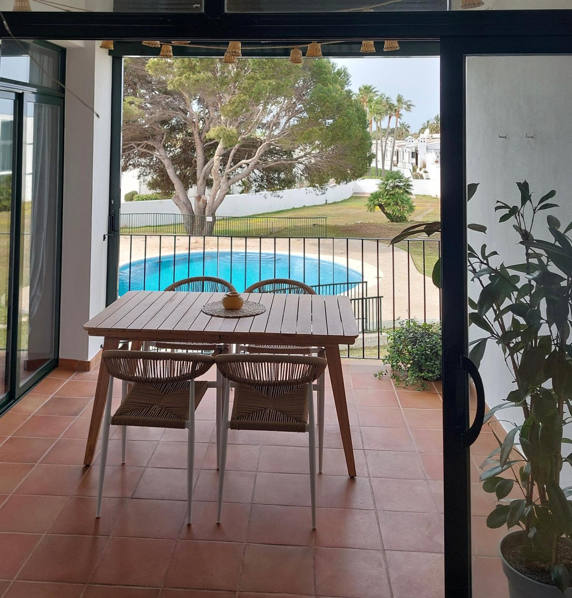 Appartamento Casa Tortuga Con Piscina Com Cala en Bosch Esterno foto